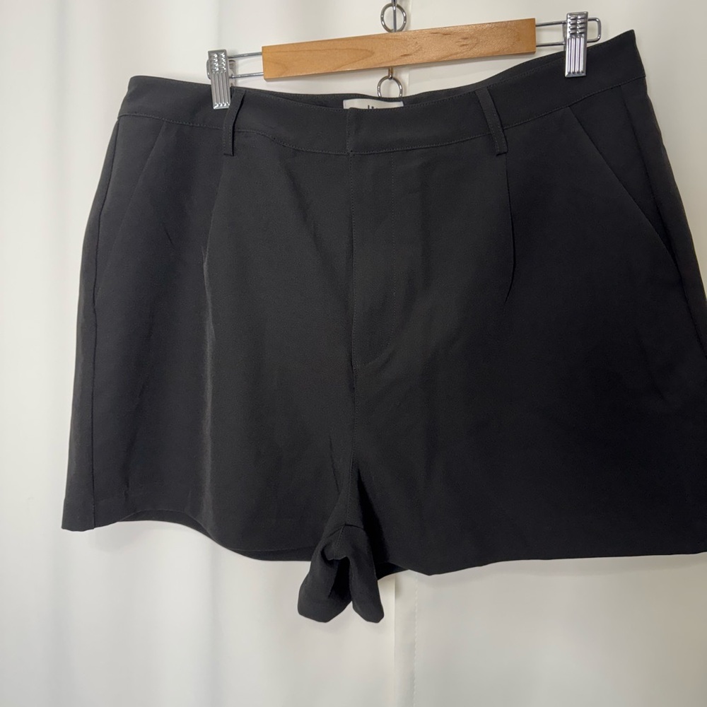 High Waist Black Women's Shorts‎